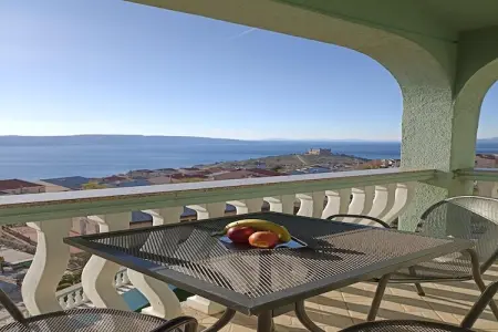 Apartment Biondic A1, Bel appartement avec vue sur la mer et piscine! - Photo 17