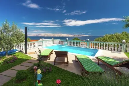 Apartment Biondic 2, Adorable appartement avec piscine pour usage et terrasse avec vue sur la mer! - Photo 7