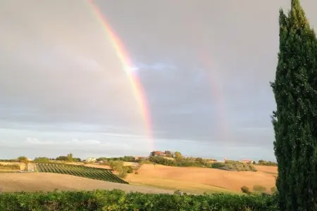 Sandro, Appartement dans un établissement vinicole dans la campagne avec piscine et vue magnifique - Photo 8