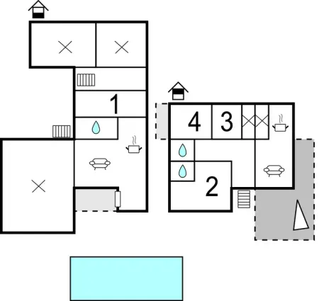 Location Maison 11 personnes à Posedarje - Photo 47