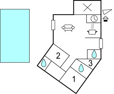 Location Maison 6 personnes à Ginestas - Photo 20