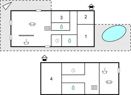 Location Maison 10 personnes à Nessa - Photo 25