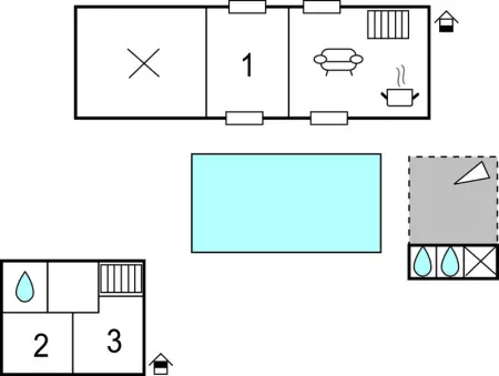 Location Maison 6 personnes à Sainte Gemme - Photo 13