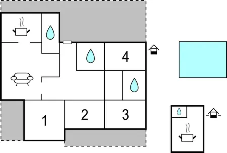 Location Maison 6 personnes à Tinjan - Photo 52