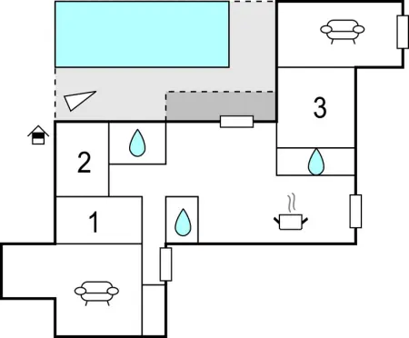 Location Maison 6 personnes à Pouzols Minervois - Photo 31
