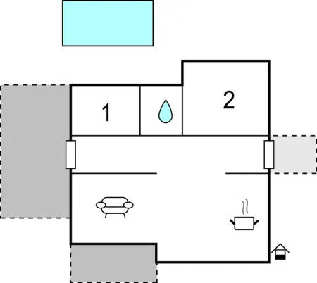 Location Maison 4 personnes à Buje - Photo 21