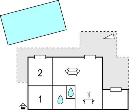 Location Maison 4 personnes à Prades sur Vernazobre - Photo 21