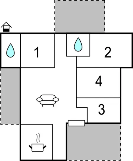 Location Maison 8 personnes à Corumbela - Photo 18