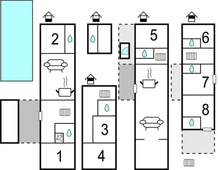 Location Maison 16 personnes à Liznjan - Photo 41