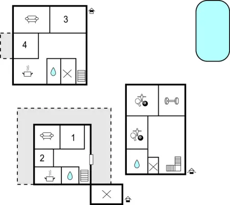 Location Maison 12 personnes à Pridraga - Photo 56