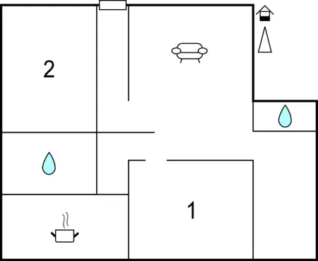 Location Appartement 5 personnes à Saint Malo - Photo 17
