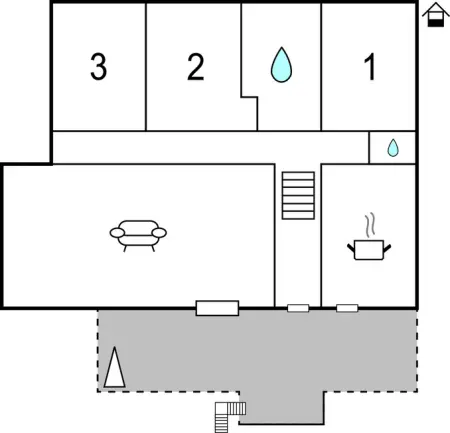 Location Maison 6 personnes à Beaulieu - Photo 22