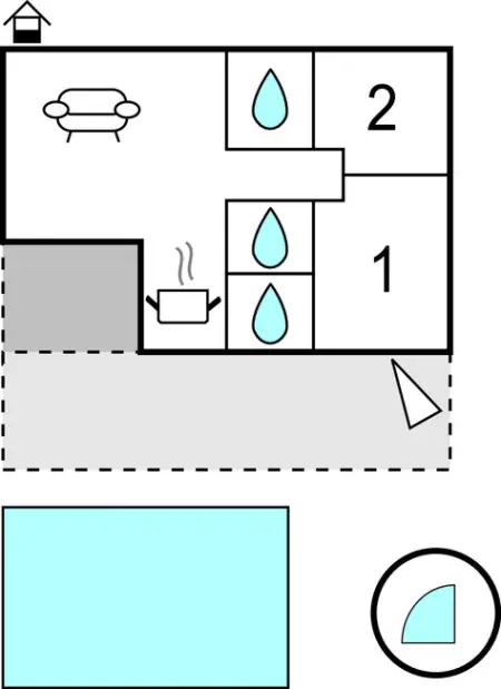 Location Maison 4 personnes à Jadrija - Photo 44