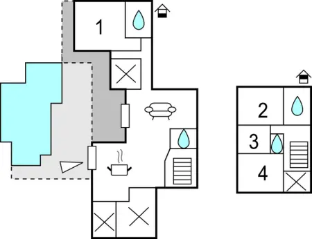 Location Maison 8 personnes à Prades sur Vernazobre - Photo 15