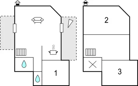Nice home Saint Germain, Maison 6 personnes à Saint Germain sur Ay - Photo 22