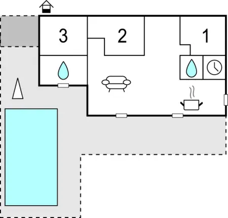 Location Maison 9 personnes à Créances - Photo 30