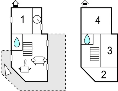Location Maison 9 personnes à Creances - Photo 27