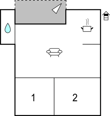 Location Appartement 4 personnes à Trappeto - Photo 14