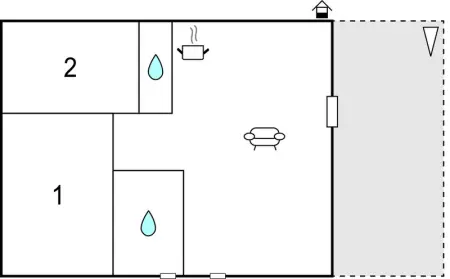 Zeezicht ref 232, Appartement 5 personnes à Oostende - Photo 10