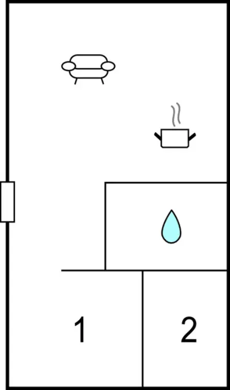 Residentie Zeezicht, Ref 104, Appartement 6 personnes à Oostende - Photo 16