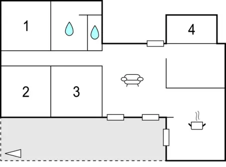 Location Maison 9 personnes à Maubec - Photo 35