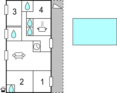 Location Maison 8 personnes à Vias - Photo 30