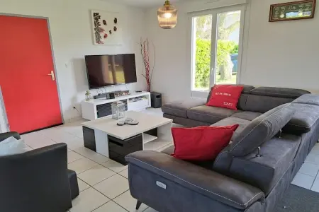 Ebenerdiges Ferienhaus in Strandnähe Santec, Maison 6 personnes à Santec - Photo 2