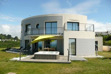 Premium-Ferienvilla mit Jacuzzi 180° Panorama-Meerblick Telgruc-sur-Mer, Maison 8 personnes à Telgruc sur Mer BRE06254-F