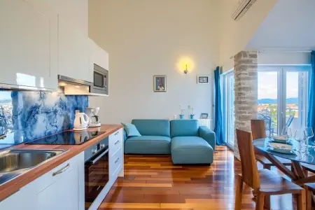 Apartment Pod Jasenovac, Appartement moderne avec piscine et jacuzzi extérieur! - Photo 7