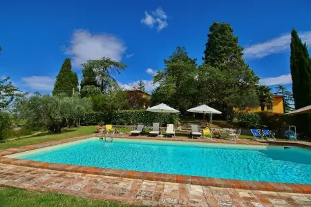 Bachi da Seta, Ferme rustique à Todi avec piscine - Photo 12