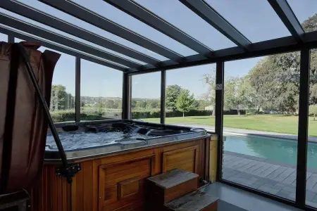 Château Froidthier, Château confortable à Thimister-Clermont avec piscine - Photo 34