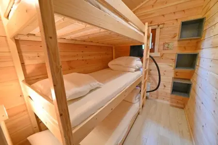 Village de Vacances Oignies 6, Chalet moderne en bois avec cuisinière, situé en forêt - Photo 10