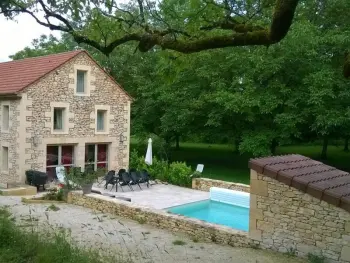 Gite à Cénac et Saint Julien,Maison Périgord Noir avec piscine privée, près de Sarlat et de la Dordogne, 4 chambres, label handicap FR-1-616-6 N°829694