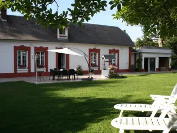 Gite à Canouville,Gîte de charme avec jardin clos, sauna, salle de sport, proche plage et activités, 3 chambres, Vélos inclus FR-1-441-16 N°830075