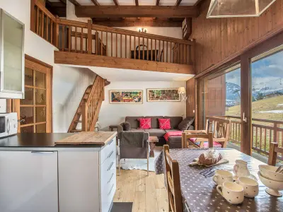 Appartement à Megève, Location Appartement 2 Chambres à Megève, Proche Télécabine Jaillet, Parking et Animaux Acceptés - L879832