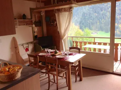 Appartement à La Clusaz, Charmant appartement avec balcon et parking à La Clusaz - L879843