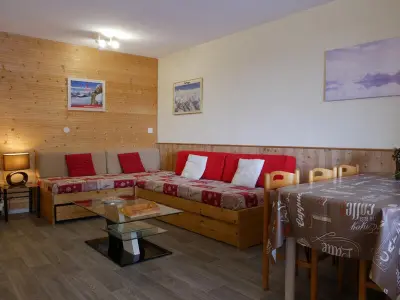 Appartement à La Plagne, Appartement 2 pièces + cabine pour 6 pers. à 3 min des pistes, parking gratuit - N°966404