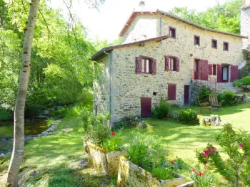 Gite à Ferrières sur Sichon,Ancien moulin rénové, idéal pour familles : nature, jeux, pêche, proche de Vichy, tout confort inclus FR-1-489-212 N°830092