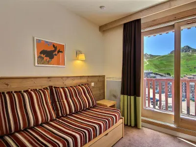 Appartement à Belle Plagne, Appartement 2 pièces pour 4/5 pers, proche pistes, spa/piscine, ascenseur, Belle Plagne - L879895