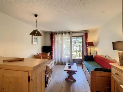 Appartement à Combloux, Studio confortable avec terrasse et parking au centre de Combloux - L879900