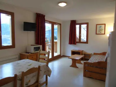 Appartement à Valfréjus, Appartement 3 pièces 8 personnes avec balcon à 100m des remontées mécaniques FR-1-561-25 N°942298