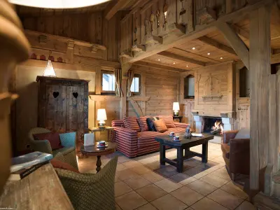 Appartement à Courchevel 1850, Appartement de standing à Courchevel 1850 avec cheminée et accès ski aux pieds - N°954163