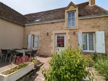 Gite à Lourouer Saint Laurent,Charmant gîte en Berry avec terrasses, jardin et parking privé, proche de Nohant et La Châtre FR-1-591-35 N°830153