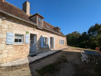 Gite à Saint Aigny,Maison rénovée au cœur du Parc Naturel de la Brenne avec jardin et terrasse FR-1-591-44 N°830161