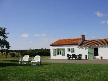 Gite à Vairé,Gîte authentique avec cheminée, terrasse privée, accessible PMR, pêche et activités ULM - Vendée FR-1-426-431 N°830541