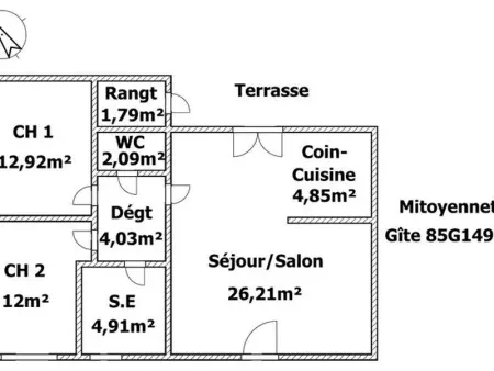 Gîte authentique avec cheminée, terrasse privée, accessible PMR, pêche et activités ULM - Vendée - Photo 22