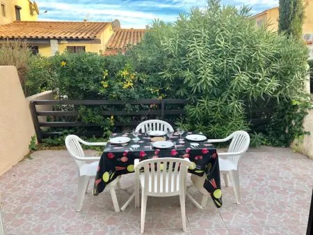 Villa climatisée, 4 pers, piscine, terrasse, parking, proche plage - Agde. - Photo 6