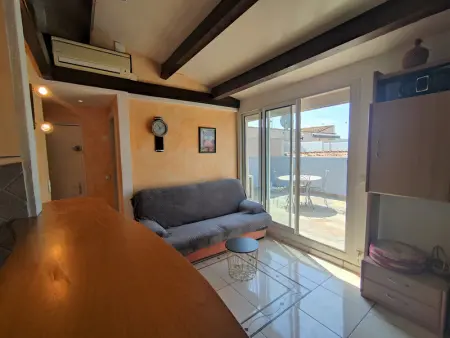 Appartement climatisé, 2-4 pers., piscine, parking sécurisé - Photo 6