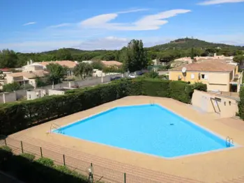 Wohnung in Cap d'Agde naturisme,Studio cosy climatisé avec terrasse et piscine, parking inclus - Agde FR-1-606-38 N°879966