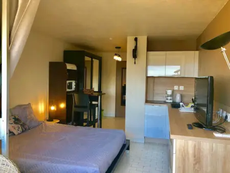 Studio cosy climatisé avec terrasse et piscine, parking inclus - Agde - Photo 2